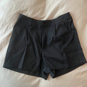 High Waist Black Shorts